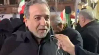 عراقچی: برای روحیه گرفتن در جمع مردم حاضر شدم