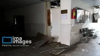 آثار حمله هوایی به دانشگاه علم و صنعت/ گزارش تصویری