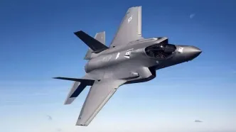 تصویری از لحظه انهدام جنگنده F۳۵ بر فراز آسمان ایران