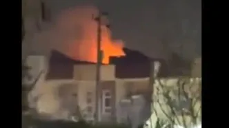 وقوع آتش‌سوزی در اربیل در پی حملۀ پهپادی به یک هدف آمریکایی/ ویدئو