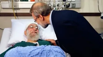 قاب‌هایی از شهید لاریجانی در کنار رهبر شهید انقلاب