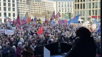 تظاهرات مردم آلمان علیه ترامپ