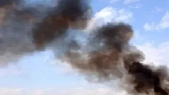 حمله هوایی به یک دکل ارتباطی در نوشهر