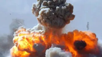 وقوع انفجارهای شدید در شهر یزد