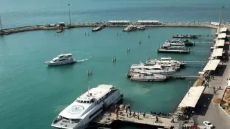 حمله دشمن آمریکایی صهیونی به بندر مسافربری و تجاری شهید حقانی بندرعباس