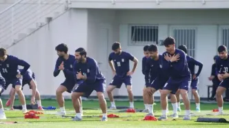 هوای بارانی تمرین تیم ملی به آفتابی تغییر کرد/ تصاویر تمرین تیم قلعه‌نویی را ببینید