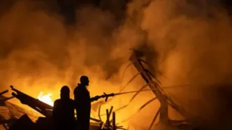 حملات شبانه به یک کارخانه در تهران