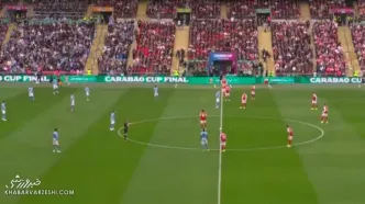 ویدیو| خلاصه بازی فینال جام اتحادیه انگلیس؛ آرسنال ۰ - منچسترسیتی ۲/ دو ضربه سر آرتتا را مغلوب پپ کرد