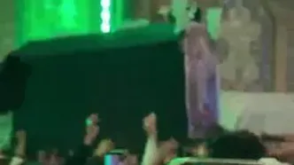 فیلم تشییع پیکر نمادین رهبر شهید انقلاب در سامرا