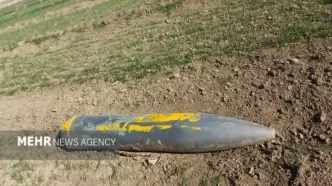 تصاویری از خنثی‌سازی بمب عمل نکرده آمریکایی در کوهدشت