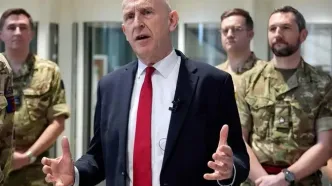 ادعای وزیر دفاع انگلیس: دست پنهان پوتین در حملات پهپادی ایران