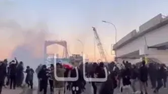 آغاز درگیری‌ها در عراق مقابل سفارت آمریکا