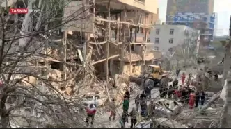 تصاویری از حمله هوایی به خیابان طالقانی تهران