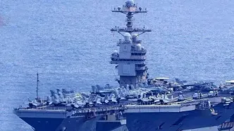 ناوهواپیمابر جرالدفورد از عملیات مستقیم علیه ایران خارج شد