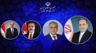 گفتگوی تلفنی عراقچی با وزرای امور خارجه ترکیه، مصر و پاکستان