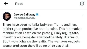 نماینده سابق پارلمان انگلیس: ترامپ دروغ می‌گوید مذاکره ای در کار نبوده است