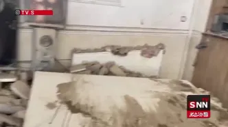 منازل مسکونی در نظرآباد البرز پس از حمله