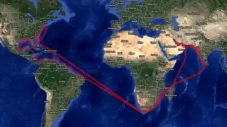 سپاه یک کشتی را توقیف کرد + عکس