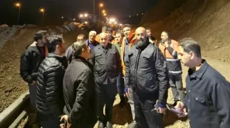 بازگشایی آزادراه پردیس- تهران پس از وقوع حادثه رانشی