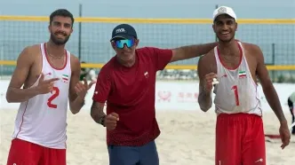 والیبال ساحلی ایران به فینال بازی‌های آسیایی ساحلی رسید