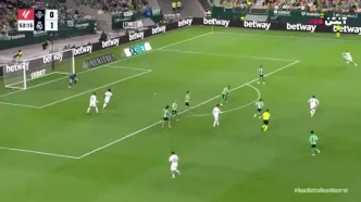 فیلم خلاصه بازی رئال بتیس 1 - رئال مادرید 1