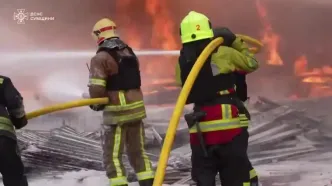 حملات هوایی روسیه منطقه سومی اوکراین