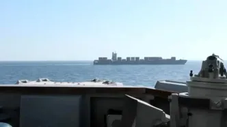 ویدئوی ادعایی سنتکام از سوار شدن نیروهای آمریکایی و تصرف کشتی ایرانی توسکا