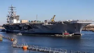 استقرار ناو «جرالد فورد» و دو ناوشکن آمریکا در دریای سرخ
