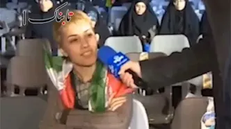 تصویر بازیگر بی‌حجاب مقابل دوربین صداوسیما