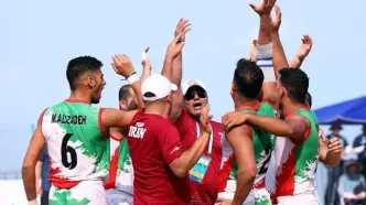 صعود کبدی‌بازان ایران به فینال بازی‌های آسیایی ساحلی