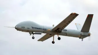 انهدام پهپاد هرمس ۹۰۰ در اندیمشک