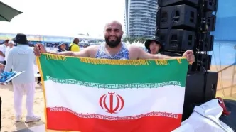 اولین طلای کاروان ایران در بازی‌های سانیا بر گردن پرتابگر ایران