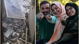 منزل مسکونی مرحوم علی سلیمانی و سهیلا جوادی تخریب شد