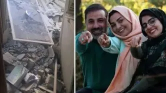آسیب به منزل مسکونی مرحوم علی سلیمانی در جنگ اخیر