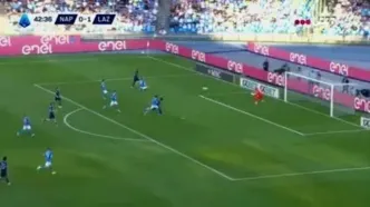 ببینید| خلاصه بازی ناپولی مقابل لاتزیو