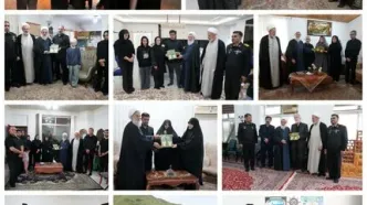 رئیس سازمان عقیدتی سیاسی ارتش با خانواده شهدای ارتش در استان مازندران دیدار کرد