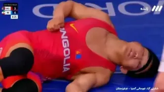 ببینید| کشتی میلاد والی‌زاده در فینال آسیا