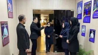 نایب رئیس بانوان فدراسیون جودو که در حملات دشمن دچار جراحت شده بود برگشت
