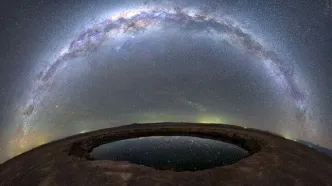 عکس روز ناسا از چشم خیره‌شده به راه شیری