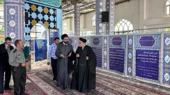 برگزاری آیین غبارروبی امامزاده حضرتین (ع) و تقدیر از داوطلبان هلال‌احمر شهرستان قدس