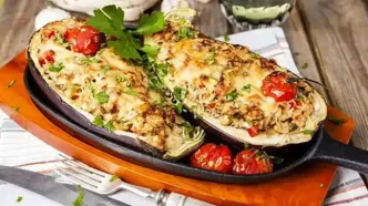 با بادمجان هم می‌توان پیتزا درست کرد