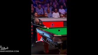 ویدیو| لحظه پیروزی و شگفتی سازی حسین وفایی مقابل نفر اول اسنوکر جهان!