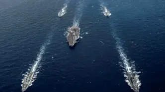 ناوگروه «بوش» ۳ تا ۵ روز دیگر به خاورمیانه می‌رسد