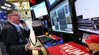 صعود تاریخی سهام آمریکا؛ وال استریت به استقبال صلح رفت