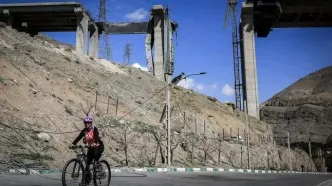 تصاویر: یک روز پس از حمله هوایی به پل B1 کرج