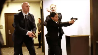 صفر تا صد تیراندازی در مراسم شام ترامپ + تصویر مظنون