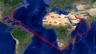 سپاه: یک کشتی مظنون به همکاری با ارتش آمریکا توقیف شد