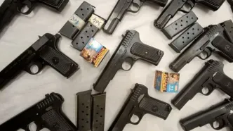 کشف 28 قبضه سلاح جنگی در  ارتفاعات ارومیه