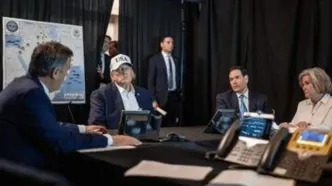 نشست امنیتی ترامپ در اتاق وضعیت درباره ایران/ تصمیم گیری برای ادامه جنگ یا مذاکره