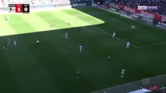 خلاصه بازی آگزبورگ 1 - آینتراخت فرانکفورت 1 + ویدئو